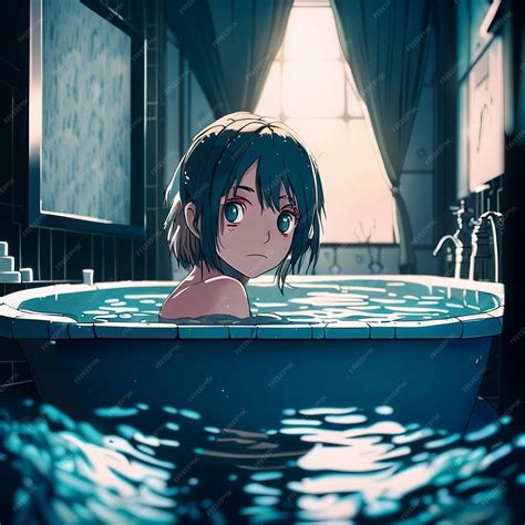 anime bath scene